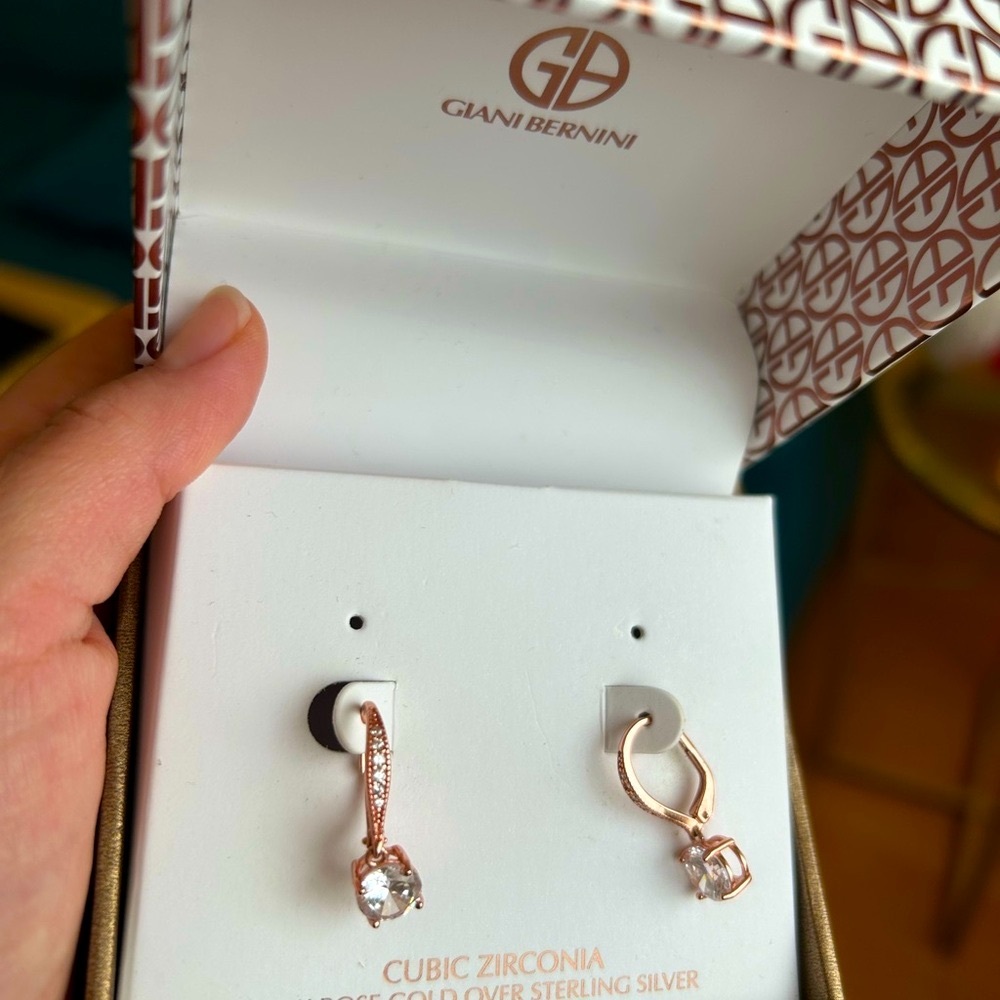 (Half the set, untouched) Giani Bernini Gold Earrings Elegant Jewelry